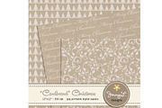 Cardboard Christmas Digital Paper, a Pattern Graphic by JennyL Designs (Thumbnail 2 of 4)