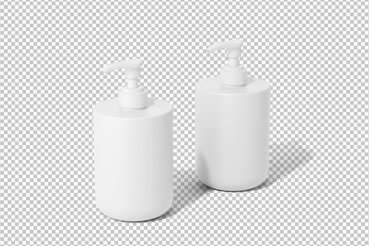 Cosmetic Pump Bottle Mockup, a Cups & Container Mockup by Akebareee (Photo 2 of 3)