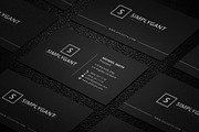 Simple Minimal Business Cards, a Business Card Template by Galaxiya (Thumbnail 3 of 16)