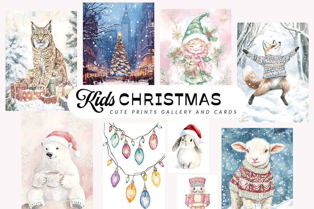 Cute Kids Christmas Prints, a Graphic by SunnyAfternoons (Photo 8 of 10)
