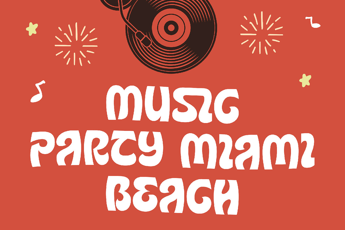 Crabking - Tropical Display Font, a Script Font by AQR Studio (Photo 8 of 8)