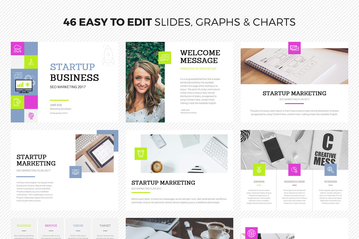 Startup Business Template, a Presentation Template by Wipavee (Photo 4 of 5)