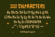 Tropica Jungles - Display Font, a Handwritten Font by Letterhend Studio (Thumbnail 5 of 9)