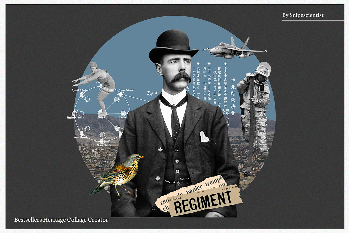 Bestsellers Heritage Collage Creator, an Object Graphic by SNIPESCIENTIST (Photo 8 of 64)