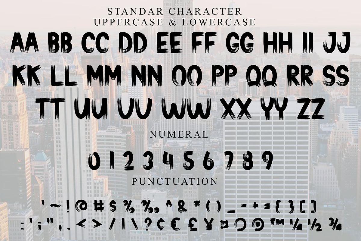 Thick Scratches, a Script Font by InermediaSTUDIO (Photo 7 of 8)