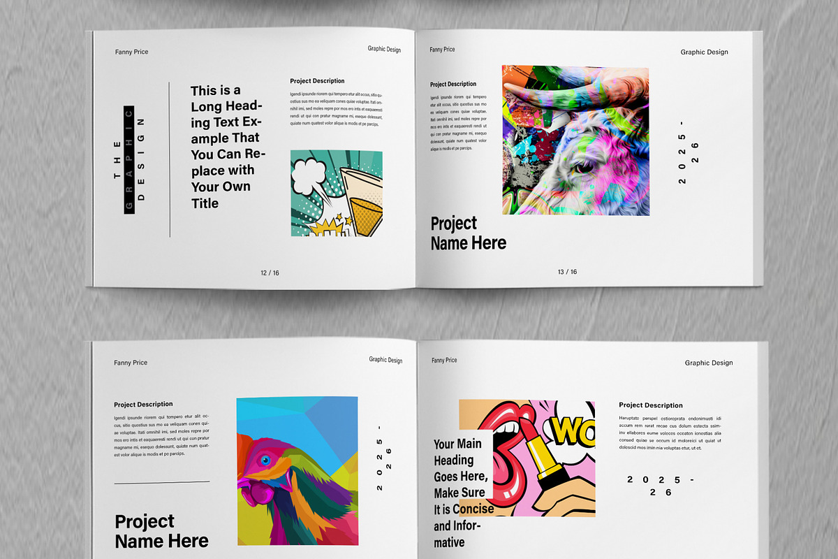 Graphic Designer Portfolio Layout, a Brochure Template by ContestDesign (Photo 5 of 5)