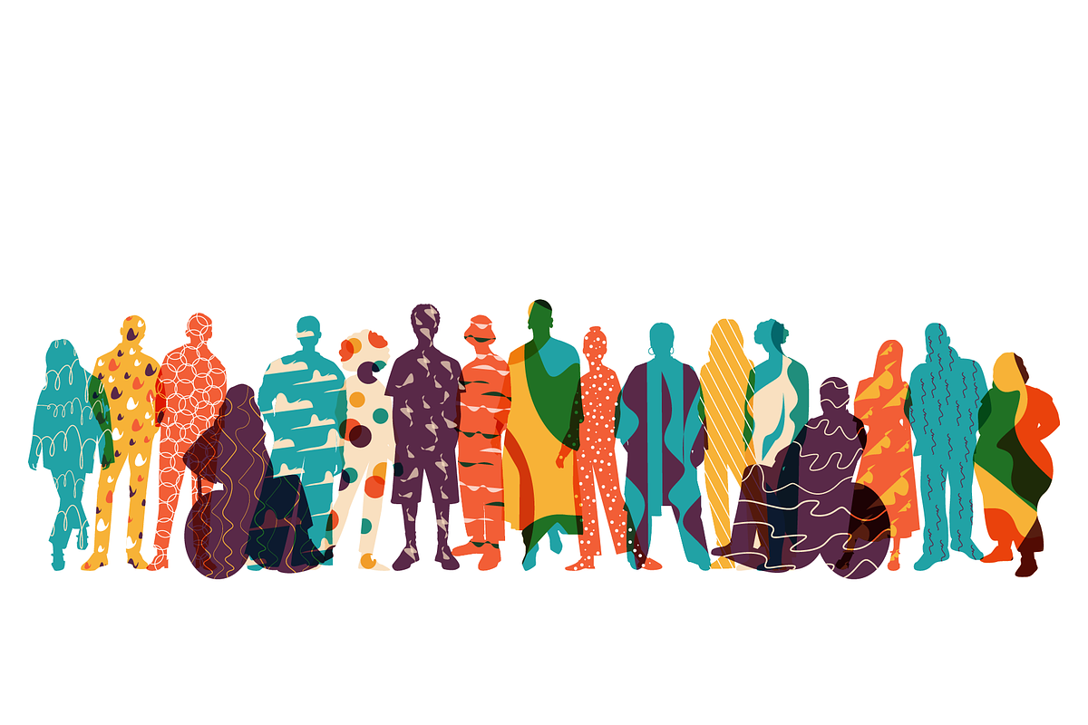 Modern People Silhouettes, a Person Illustration by Stafeeva (Photo 3 of 3)