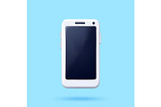 3D blank smartphone icon, an Object Illustration by Abscent (Thumbnail 1 of 3)