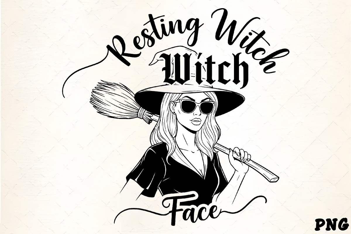 Resting Witch Face Quote, an Illustration by CrexoraLab (Photo 1 of 4)