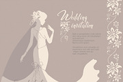 Wedding Invitation Vector Template, an Invitation Template by Elena Naumchenkova (Thumbnail 3 of 3)