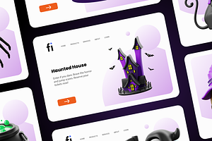 3D Halloween Icons