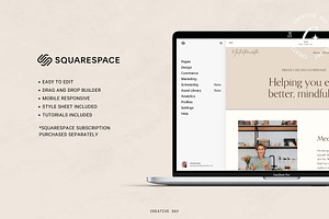 Nutritionista Squarespace Template