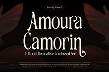 Amoura Camorin Decorative Serif Font