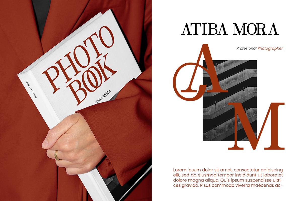 Mocharia Modern Elegant Display Font, a Serif Font by Vadovastd (Photo 4 of 10)