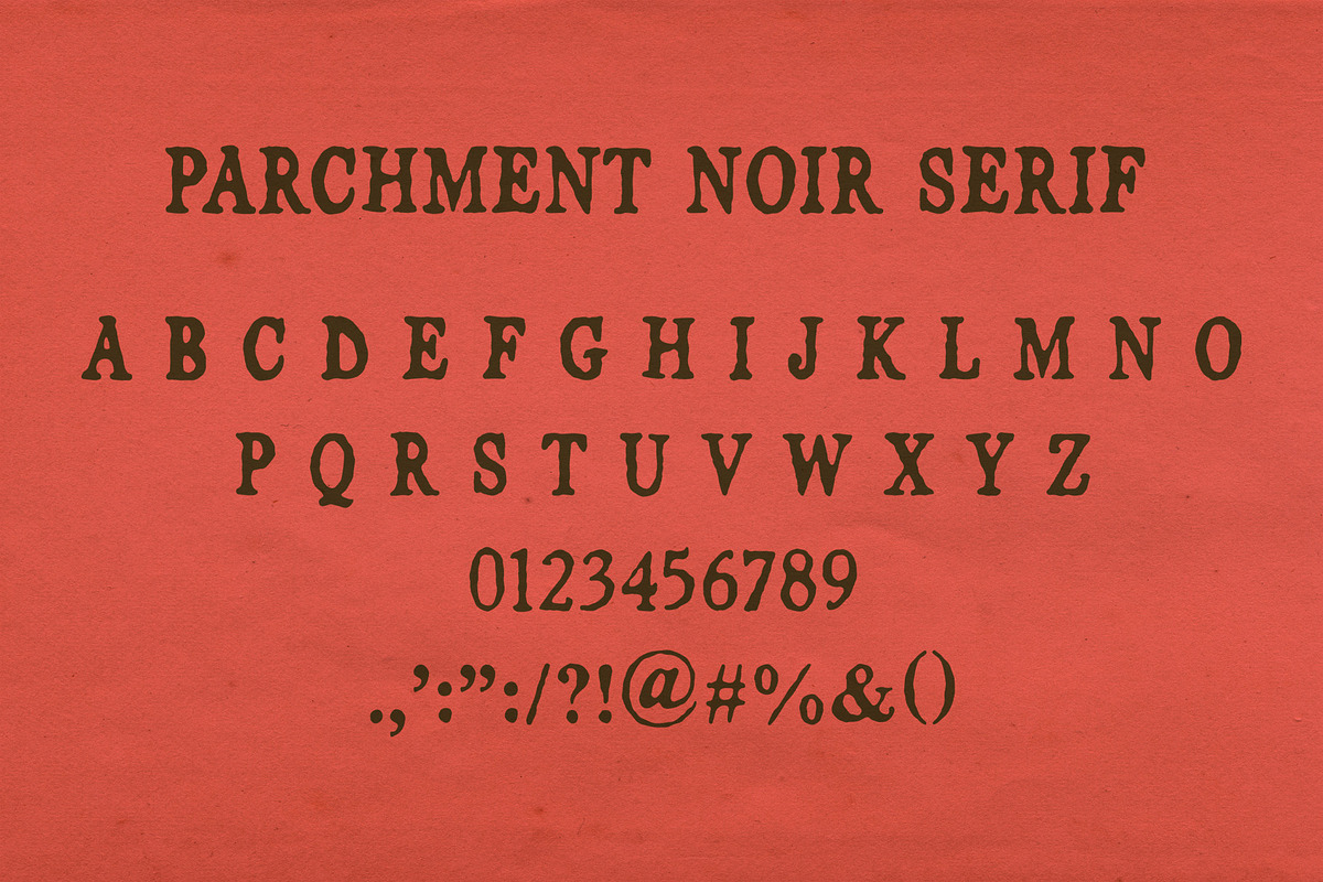 Parchment Noir Medieval Typeface, a Blackletter Font by Skewed Studio (Photo 3 of 7)
