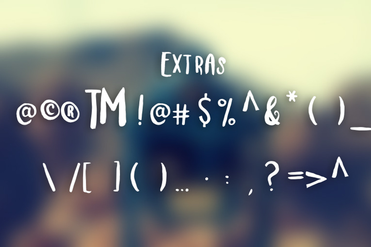 Trudy Hand Brushed Font preview 5