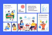 Animated Mental Health Illustrations, a Person Illustration by Prosymbols (Thumbnail 6 of 13)