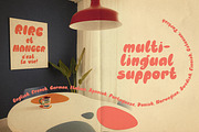 Tropiquaint Bubbly Y2K Groovy Font, a Sans Serif Font by Struvictory.art (Thumbnail 6 of 9)