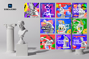 20 Antique Statues Flyer Bundle, a Social Media Template by PopotLane (Thumbnail 3 of 5)