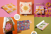 1160+ Groovy Posters Patterns Bundle, a Decorative Illustration by Julia Dreams (Thumbnail 6 of 14)