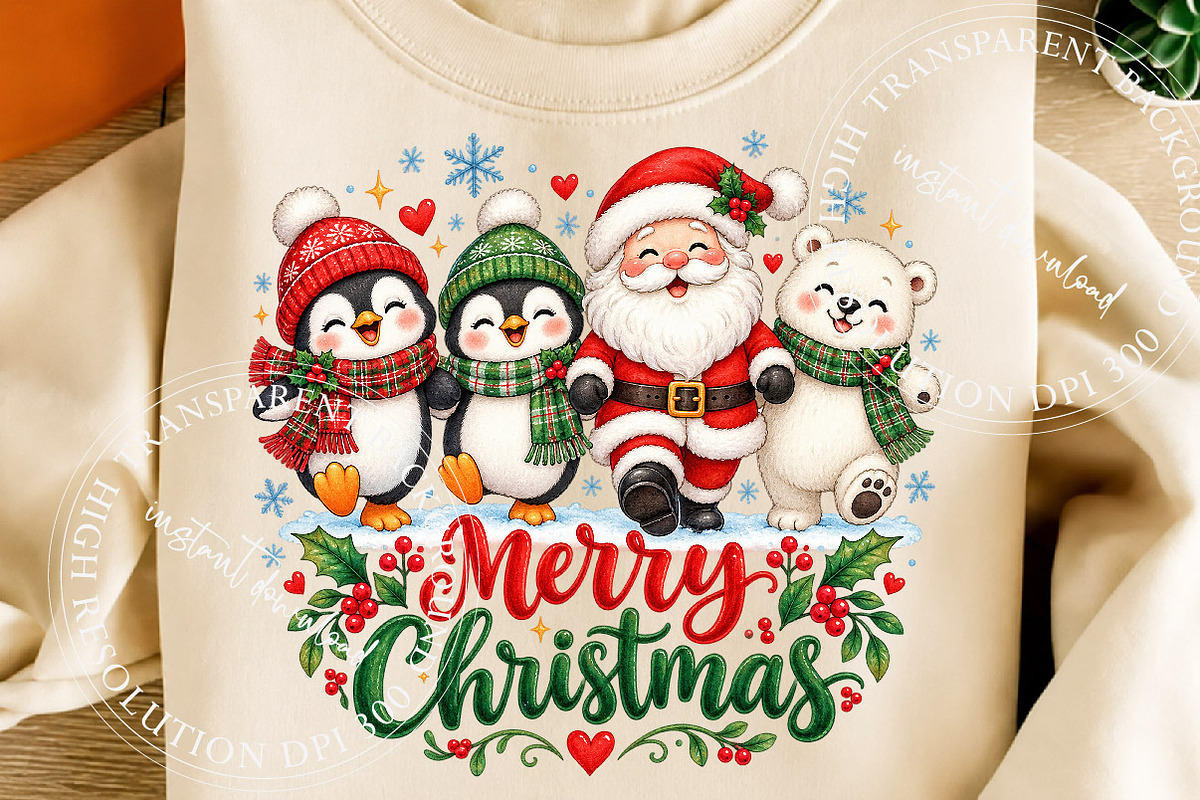 Trending Cute Christmas Characters, a Work Illustration by SinaCreation (Photo 5 of 6)