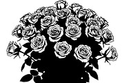 Floral Bouquet Silhouette, an Object Graphic by Creativeshirt (Thumbnail 20 of 20)