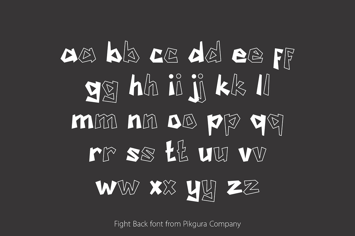 PGR Fight Back - Graffiti Font, a Handwritten Font by Pikgura (Photo 3 of 6)