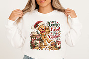 Christmas Gingerbread Cookies PNG, a Seasonal Illustration by Craft Nest (Thumbnail 2 of 6)