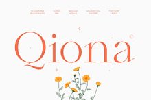 Qiona Elegant Modern Serif Font