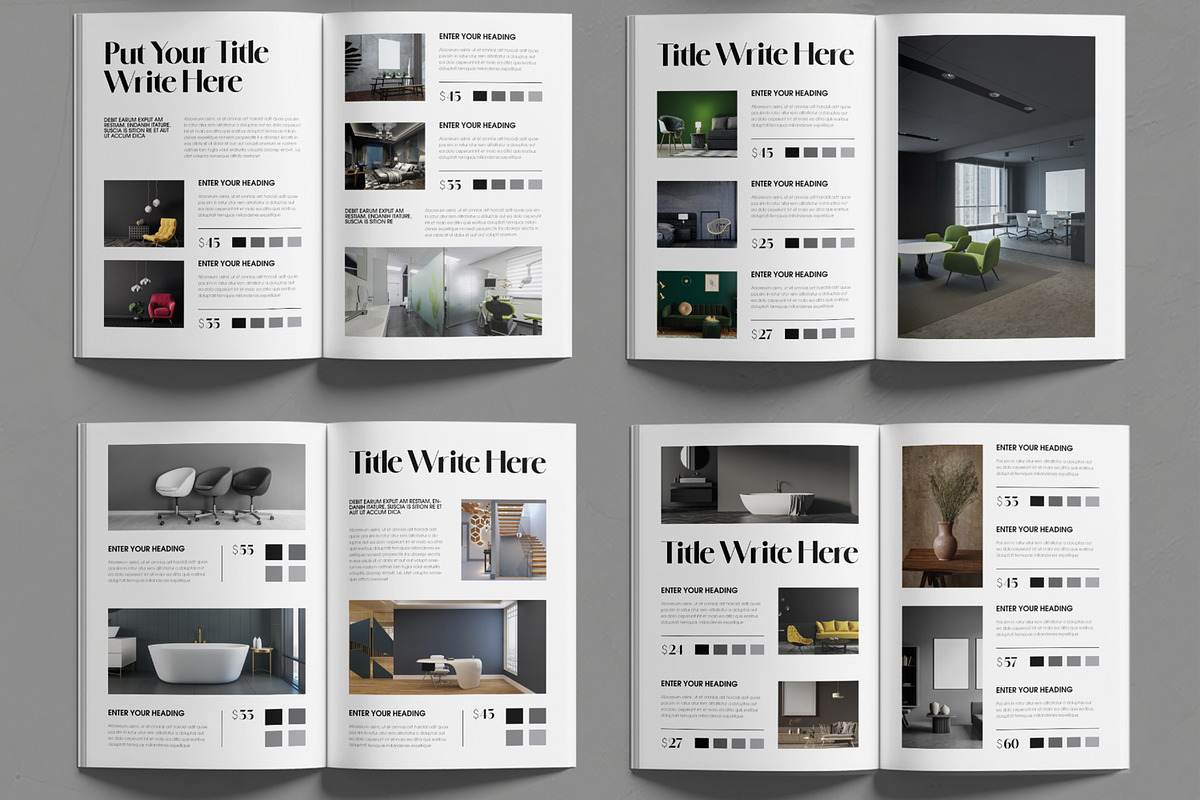 Modern Product Catalog Template preview 3