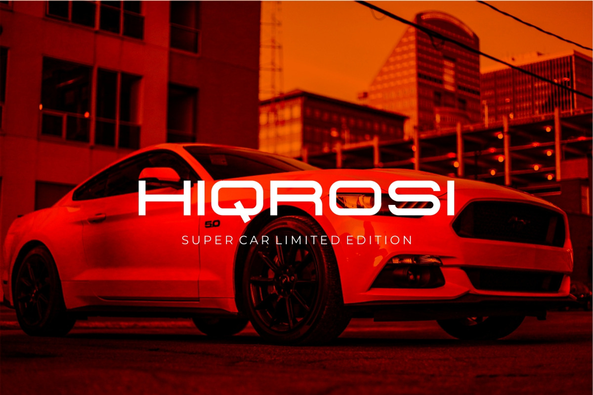 Qrosbi futuristic sans serif font, a Sans Serif Font by suhadidesign (Photo 3 of 5)