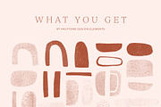 Abstract Halftone Textured Shapes, an Object Graphic by Ramona Schratt (Thumbnail 11 of 11)