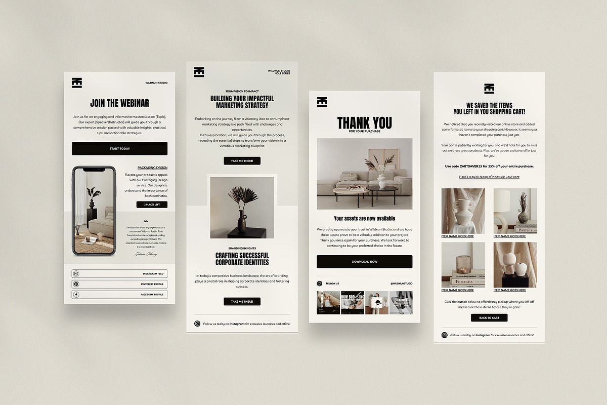 NOLE / Newsletter Template, an Email Template by Wildnun Studio (Photo 10 of 19)
