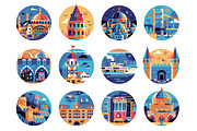 Travel Istanbul Icons and Elements, an Icon by Alex Krugli (Thumbnail 2 of 9)