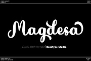 Magdesa Script, a Script Font by Bosstype Studio (Thumbnail 1 of 8)