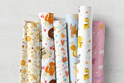 Kids patterns. Bundle patterns., a Pattern Graphic by Lesya Skripak (Thumbnail 4 of 15)