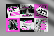 Pink Modern Fashion Instagram Pack, a Social Media Template by graphicook (Thumbnail 5 of 5)