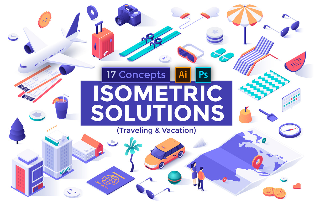 Isometric Solutions Mini. Part 4, a Templates & Theme by Andrew Kras Design (Photo 1 of 19)