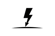 Lightning Power Symbol Silhouette, an Illustration by hafijul (Thumbnail 2 of 15)