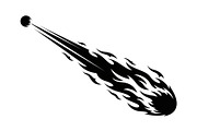 Fire Meteor Comet Silhouette Bundle, an Illustration by Designs_River (Thumbnail 20 of 51)