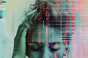 90 Glitch faces, a Person Illustration by Handmadefont (Thumbnail 85 of 94)
