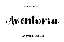 Aventoria - Handwritten Font