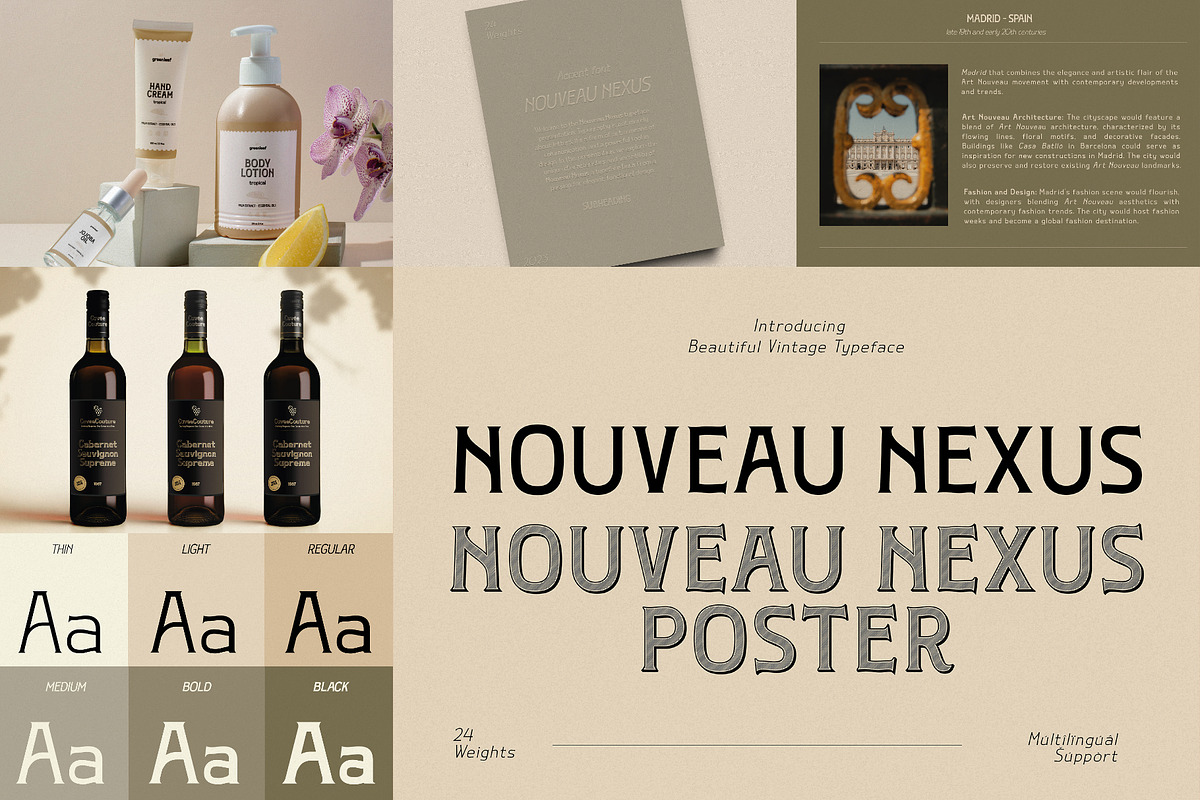 Whiskey Label Font Bundle 160 Fonts, a Font by HipFonts (Photo 8 of 13)