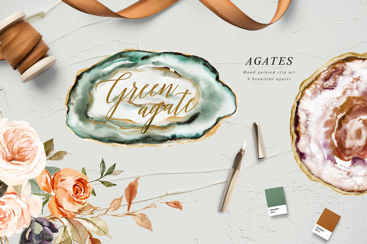 Luxury-Autumn Clipart Collection, a Texture Illustration by Graphic Box (Photo 5 of 9)