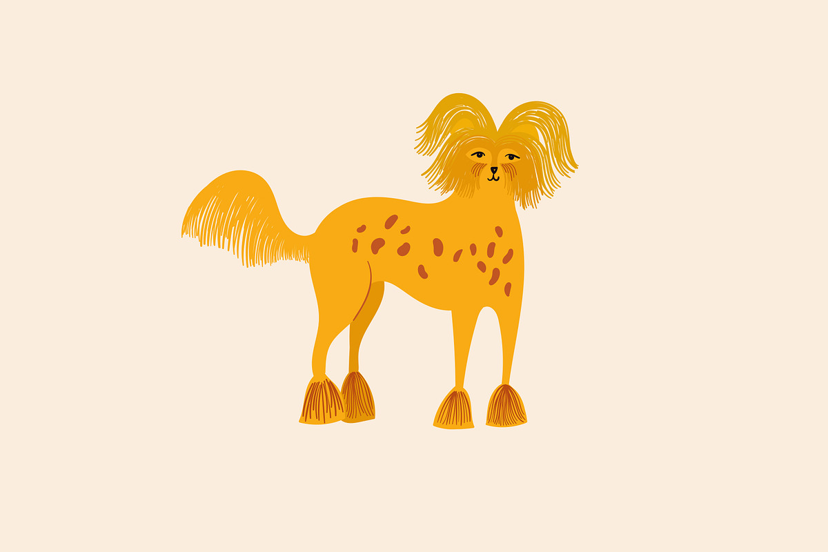 Hand drawn Dogs collection, an Animal Illustration by MoleskoStudio (Photo 9 of 26)