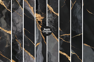 Black Marble Texture Patterns 1