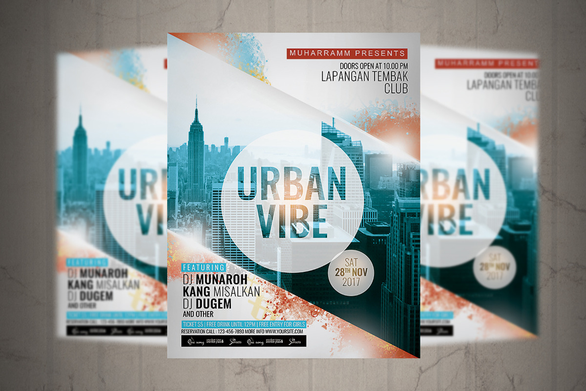 Urban Vibe Flyer / Poster, a Flyer Template by Septian