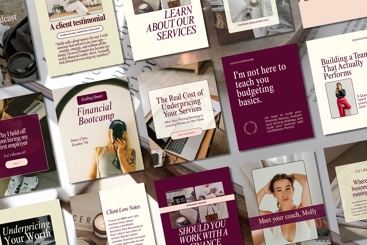 Canva Coach Instagram Template Bundle