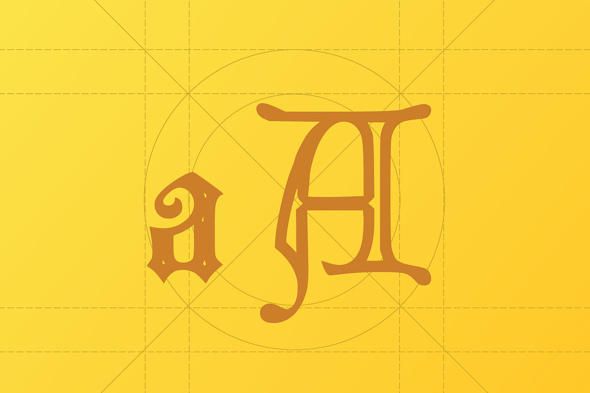 Kuchii Society Letter, a Blackletter Font by cromatixclassroom (Photo 2 of 6)