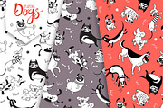 Dogs Playing, an Animal Illustration by Baksiabat (Thumbnail 6 of 8)